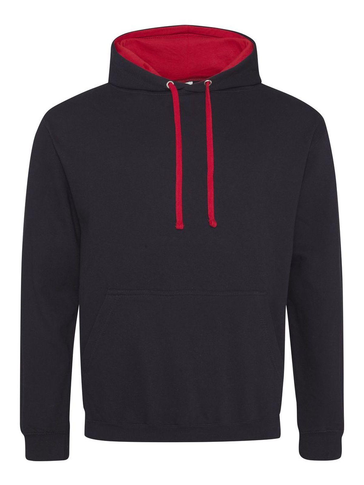 jet black-fire red